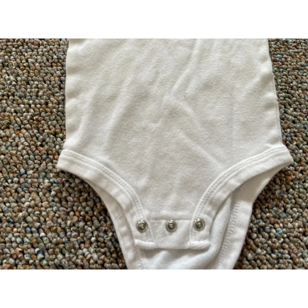 Baby Starters Girls Made with Love Glitter Heart Bodysuit 6M